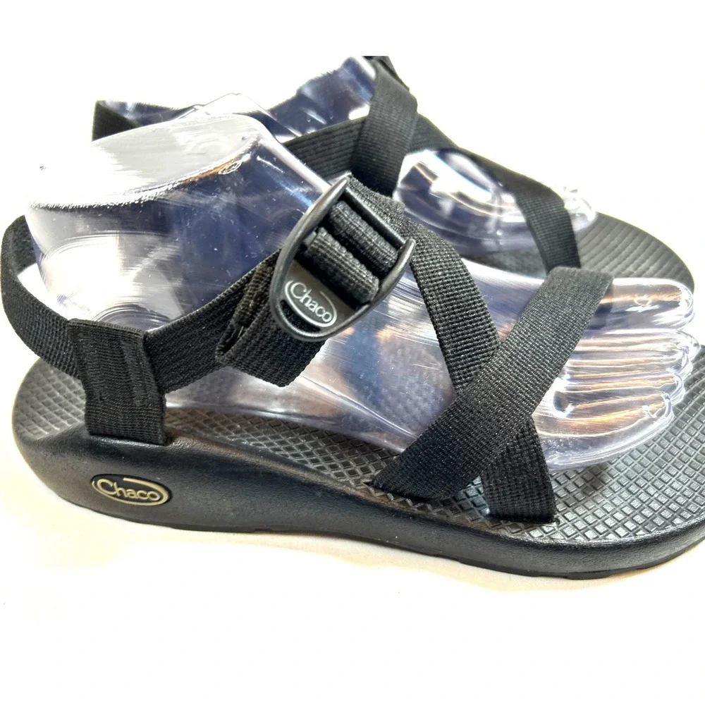 Chaco Z/1 Adjustable Classic Strap Black Sandals for Men Sz 10 Orthotic Support - Picture 10 of 14